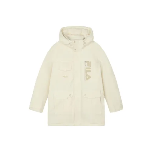 FILA Down Jacket Men's Feather Soft White