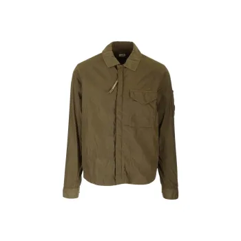 C.P.Company Lens Detailed Curved Hem Overshirt