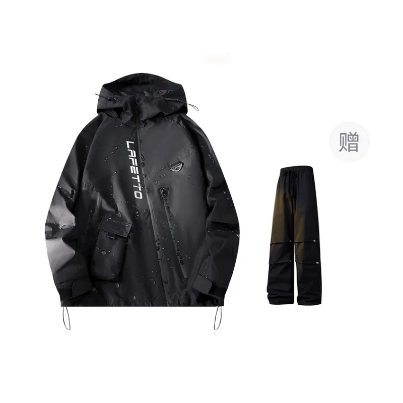 Lafetto Waterproof And Windproof Windbreaker Jacket Unisex-18