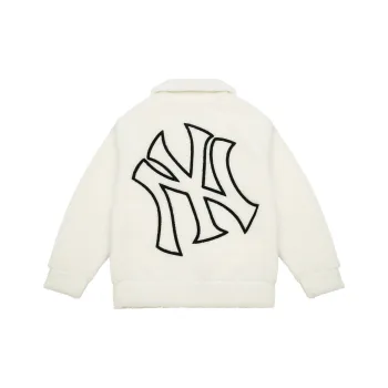 MLB Velvet Jackets Unisex Cream