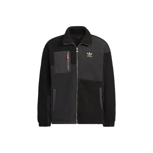 Adidas Originals PF Sherpa Velvet Jackets Men Black