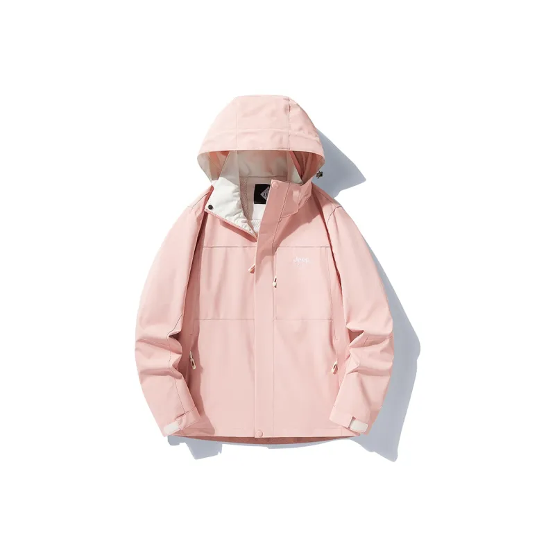 JEEP SPIRIT Outdoor Hiking Waterproof, Windproof, And Water Repellent Windbreaker Jacket Unisex-3