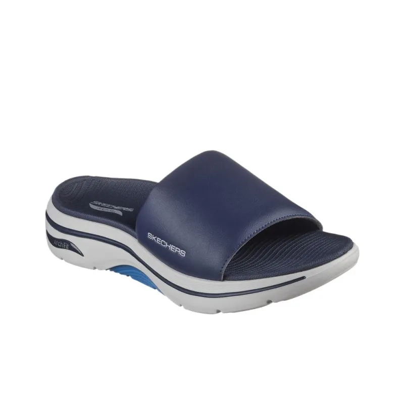 Skechers GO Walk Arch Fit 2.0 Slide Slippers Men's Dark Blue-2