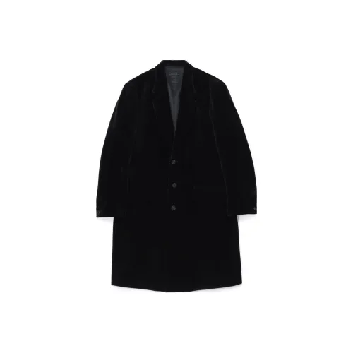 Yohji Yamamoto Coats Unisex Black