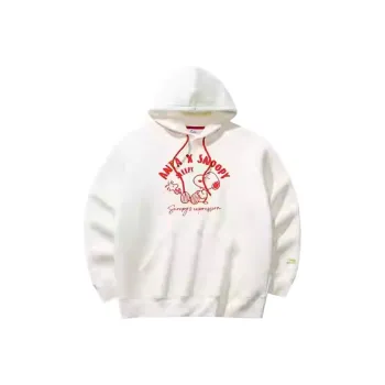 CHAOJIANTA x SNOOPY Sweatshirt Unisex Ivory White
