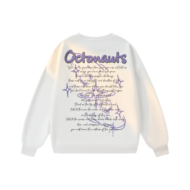 Small Columns Under The Sea Sweatshirt Unisex-3