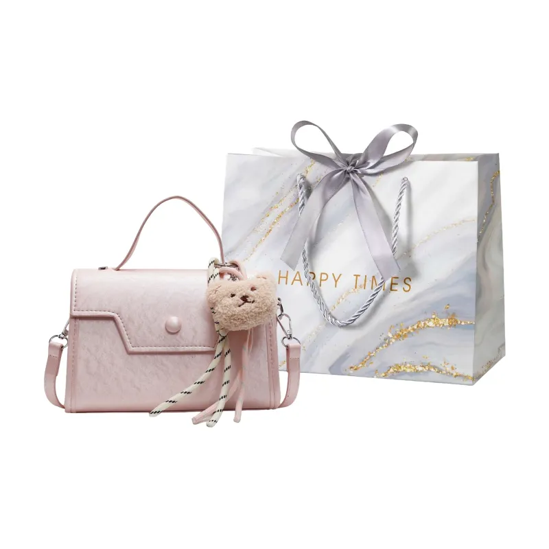 Miss Angel PU Shoulder Bag, Crossbody Bag, Handbag Women's-4