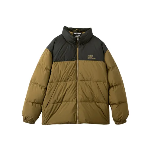 Skechers Down Jacket Unisex Light Brown