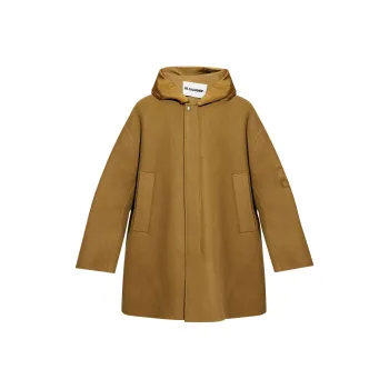 JIL SANDER + High Low Hem Coat