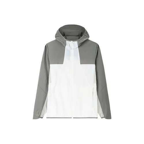 Anta Outdoor Collection UV Protection Sun Protection Clothing Men's Euryale Stone White/Dark Umber Gray