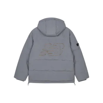 New Balance Down Jackets Men Gray