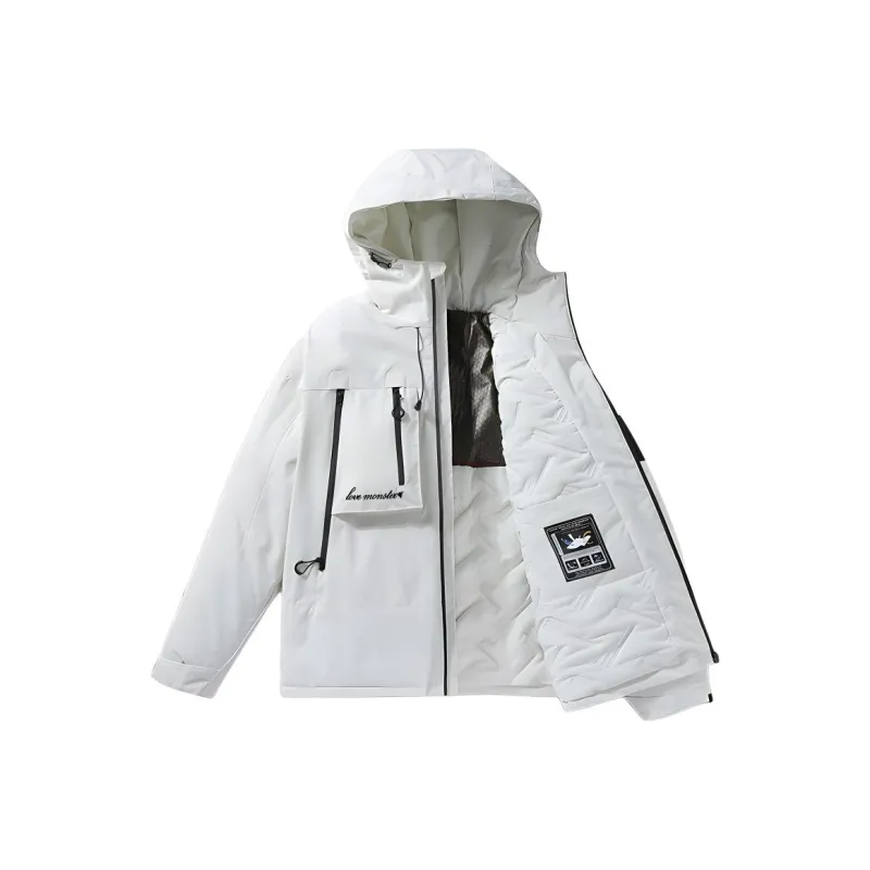 Love Monster Jackets Coats Unisex Sky Blue-5