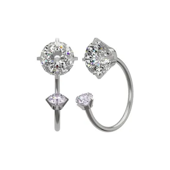 ICEGANG F136 Titanium Alloy Earrings Unisex