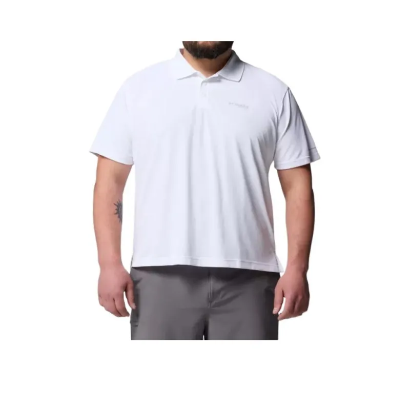 Columbia PFG Freezer Polo Shirt Men's White-0
