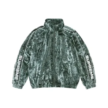 Supreme Crushed Velvet Track Jacket