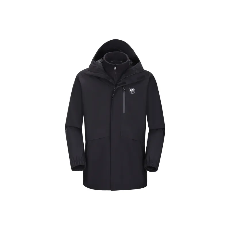 Panda Carefree Play Series Water Resistant Windproof Wear Resistant Warm Windbreaker Jacket Unisex-0