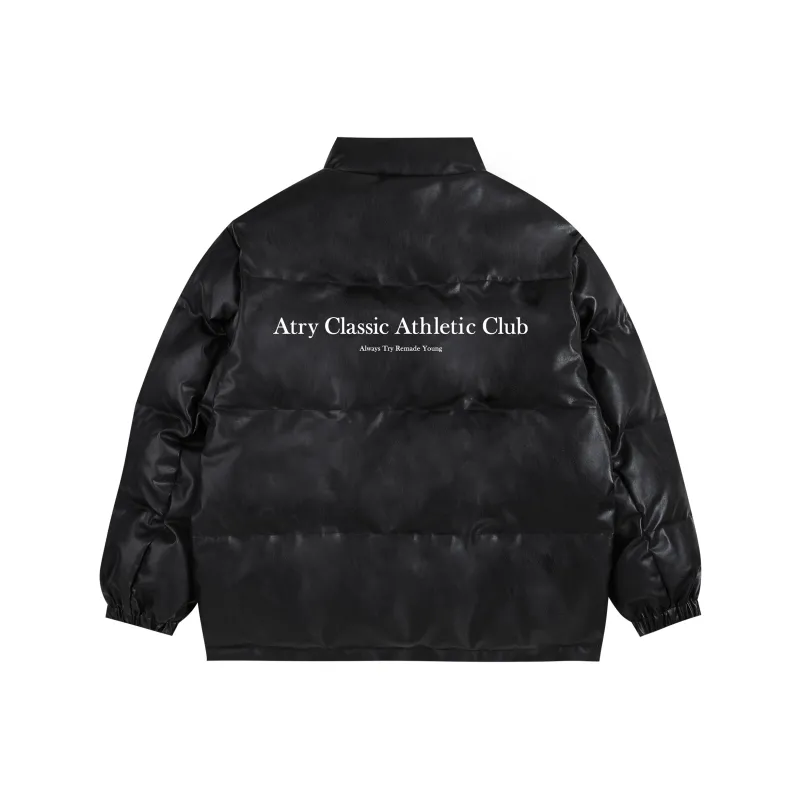 Atry Alphabet Slogan Series Puffer Jacket Unisex-0