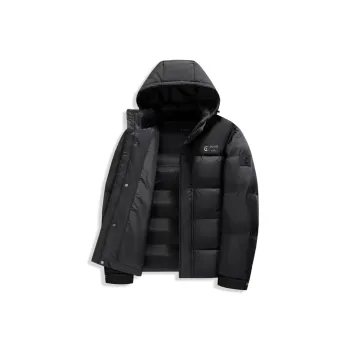 Cabbeen Down Jackets Men Coal Black 01