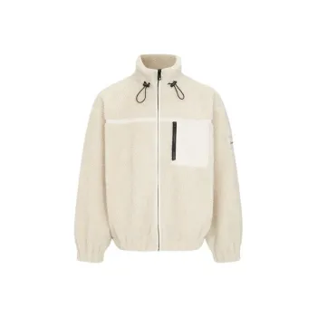 CALVIN KLEIN Velvet feel Coat Unisex White