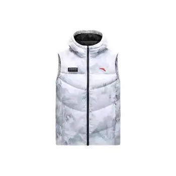 Anta Variety Training Collection Vest Men's Pure White/All Over Print