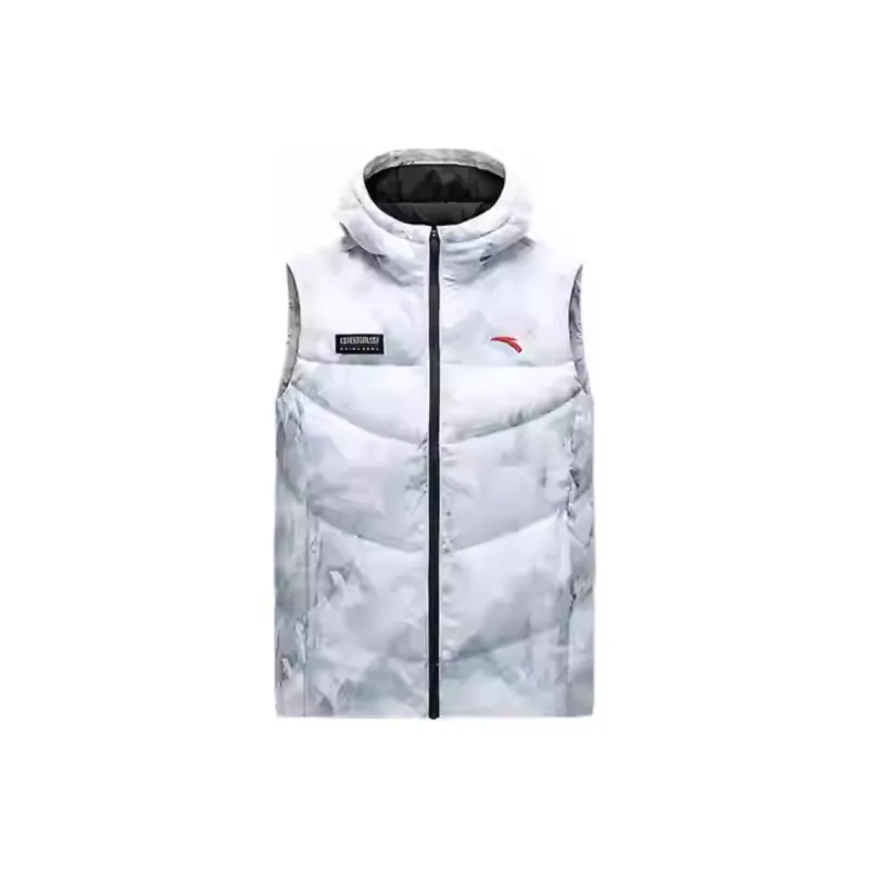 Anta Variety Training Collection Vest Men's Pure White/All Over Print-0