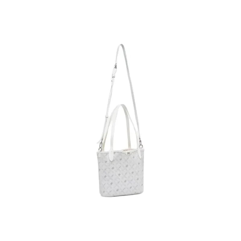 SAM EDELMAN Fabric Tote Bag, Shopping Bag, Shoulder Bag Medium Size Women's Multicolor-4