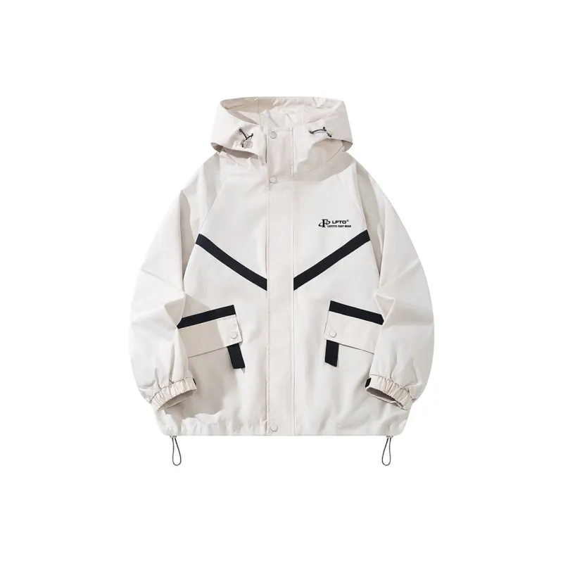 Lafetto Wear Resistant Water Resistant Windproof Windbreaker Jacket Unisex-4