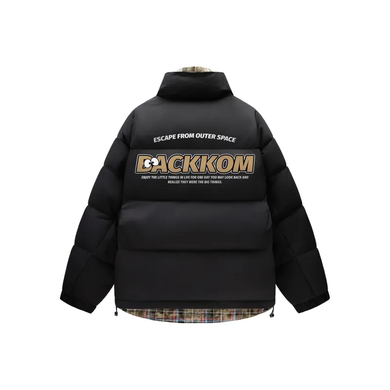 David Bakken Down Jacket Unisex Black-0