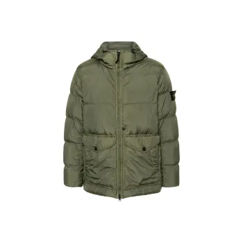 STONE ISLAND Hooded Puffer Jacket