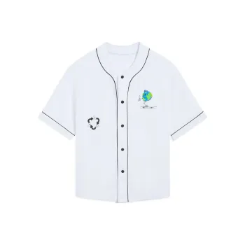 LiNing x OG_SLICK Skateboard Baseball Jacket Men's White