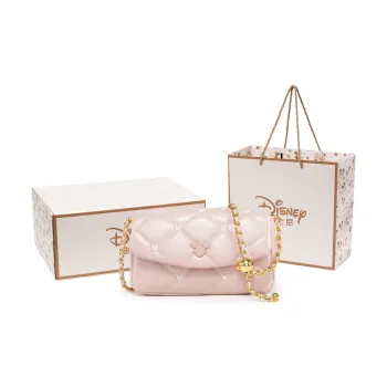 Disney Mickey Series PU Shoulder Bag, Crossbody Bag Small Size Women's Pink