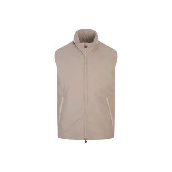 KITON Zipped Pull-Out Hood Vest