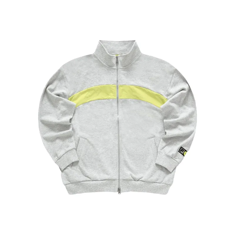 Beams X FILA FUSION Jackets Men Elegant Heather Gray-0