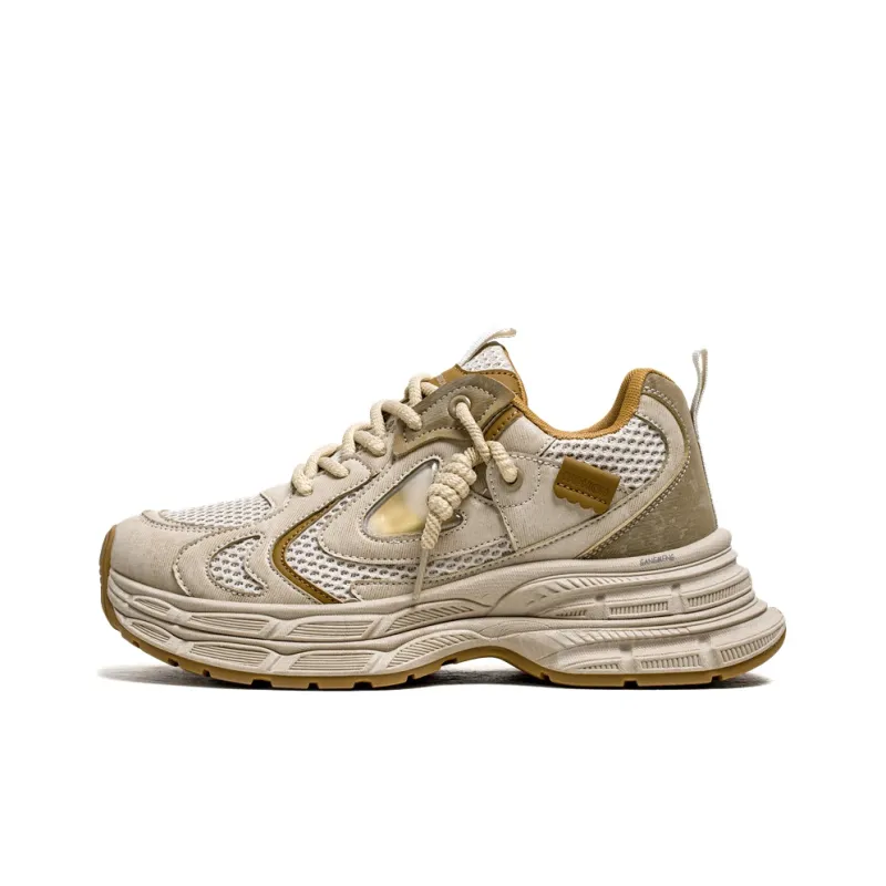 Hong Kong Meng Slip Resistant, Breathable, Height Increasing Low Top Chunky Sneakers Men's-8