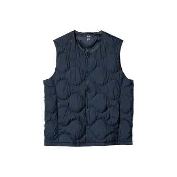 UNIQLO Vests Men Navy Blue