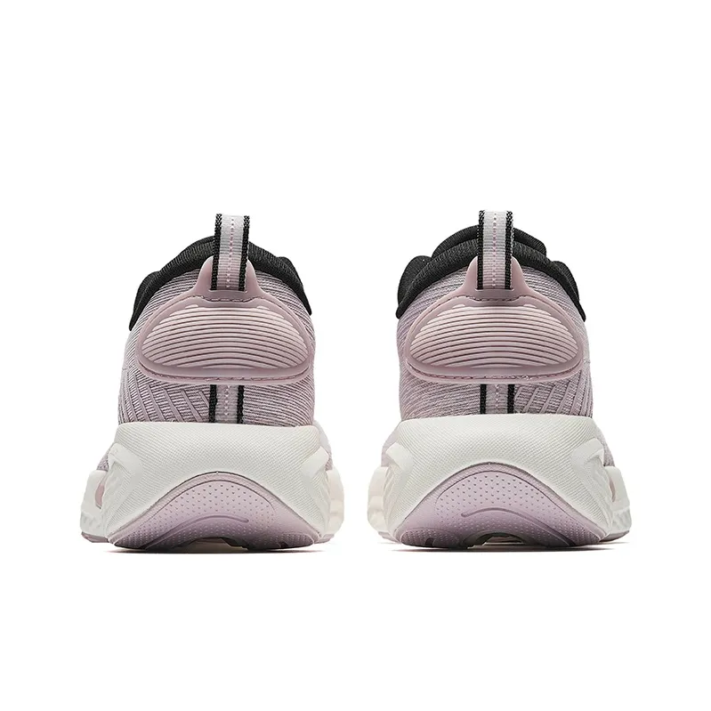 CHAOJIANTA Shock Absorbers With Slip Resistant Features Low Top Casual Running Shoes Women's Pink Purple-3