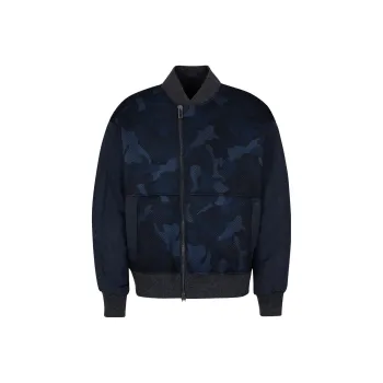 EMPORIO ARMANI Puffer Jacket Men's Marine Blue