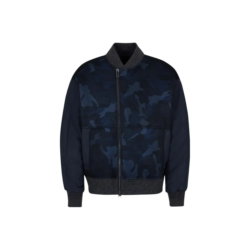 EMPORIO ARMANI Puffer Jacket Men's Marine Blue-0