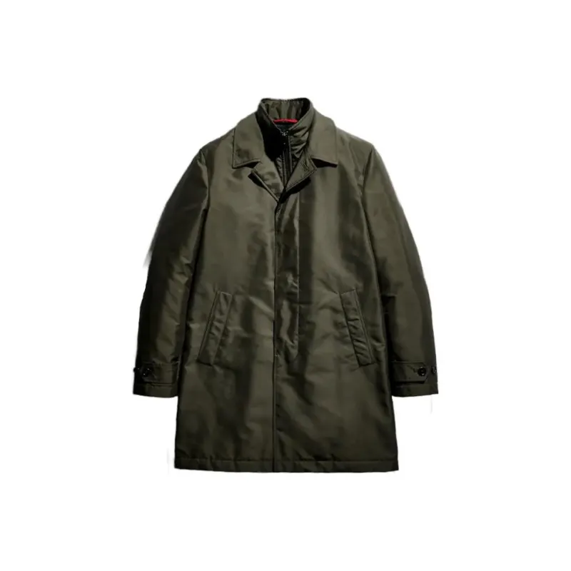 FAY Double-layer Camp-collar Coat-0