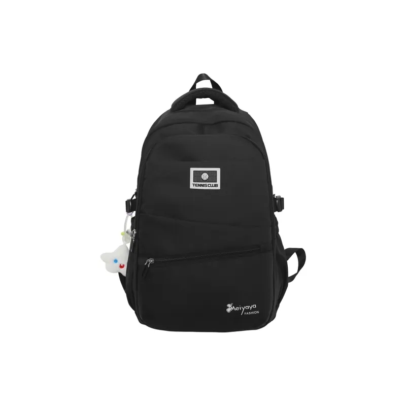 OUZIHUANG Nylon Backpack Regular Unisex Black/Gray/Orange/Purple/Khaki-0