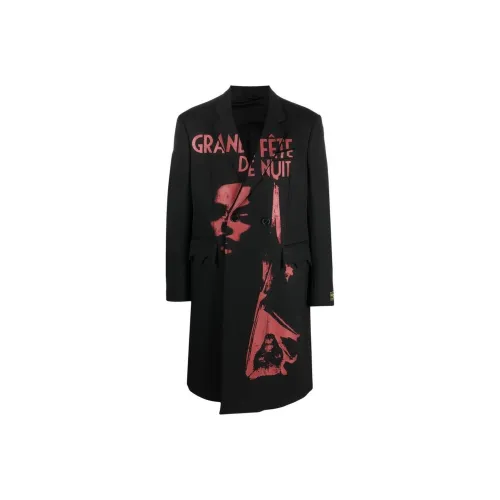 RAF SIMONS Coats Men Black