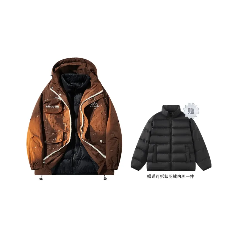 LEVEL RELAX Series Down Jacket Unisex-9