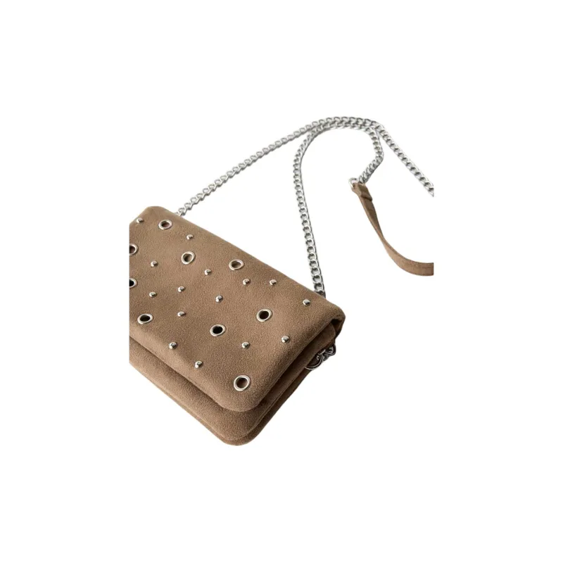 ZARA Polyester Crossbody Bag, Shoulder Bag Women's Brown-4