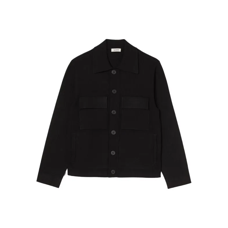 Sandro Ribbed Jacket-0