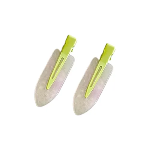 Water Jade Alloy Hair Clips Women's