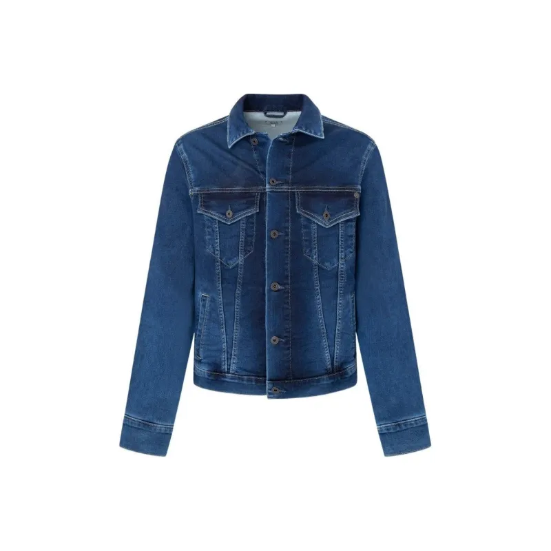 Pepe Jeans Denim Jacket Men's Blue-0