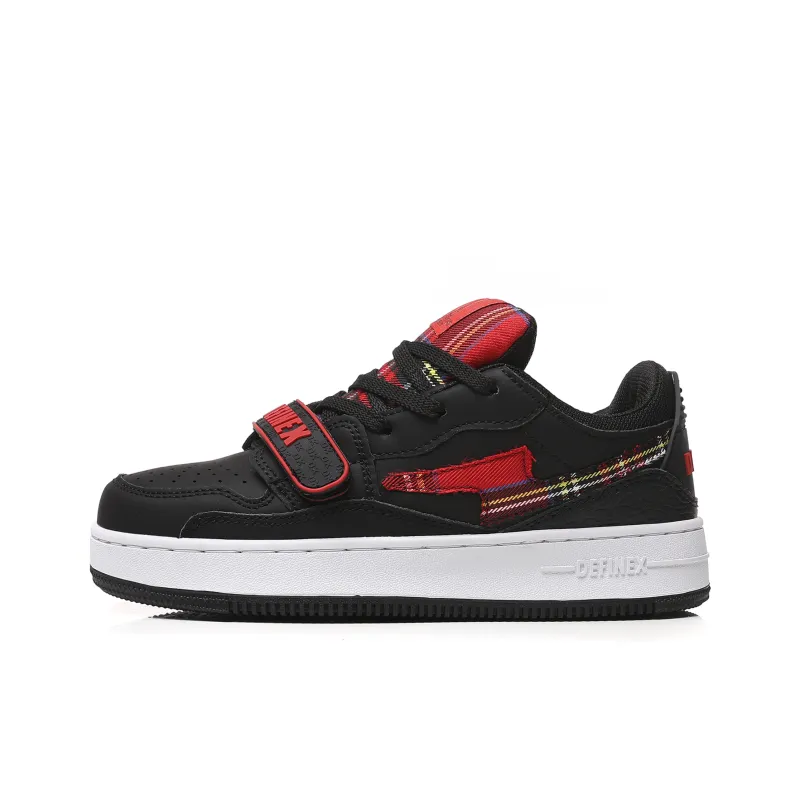 DEFINEX Low-Top Skateboard Shoes Unisex White-43