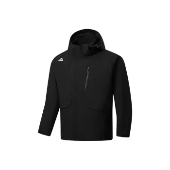 PEAK Windbreaker Jacket Men Black