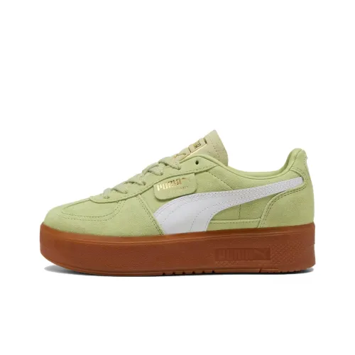 PUMA Palermo Slip Resistant, Abrasion Resistant, Lightweight Low Top Skateboard Shoes Women's Green