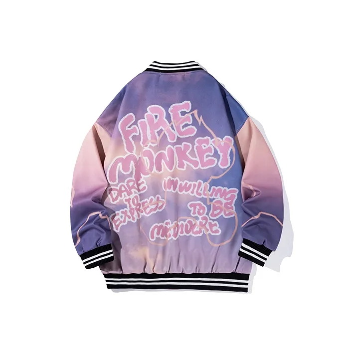 FireMonkey Baseball Jacket Unisex Friend Couple's Version-0
